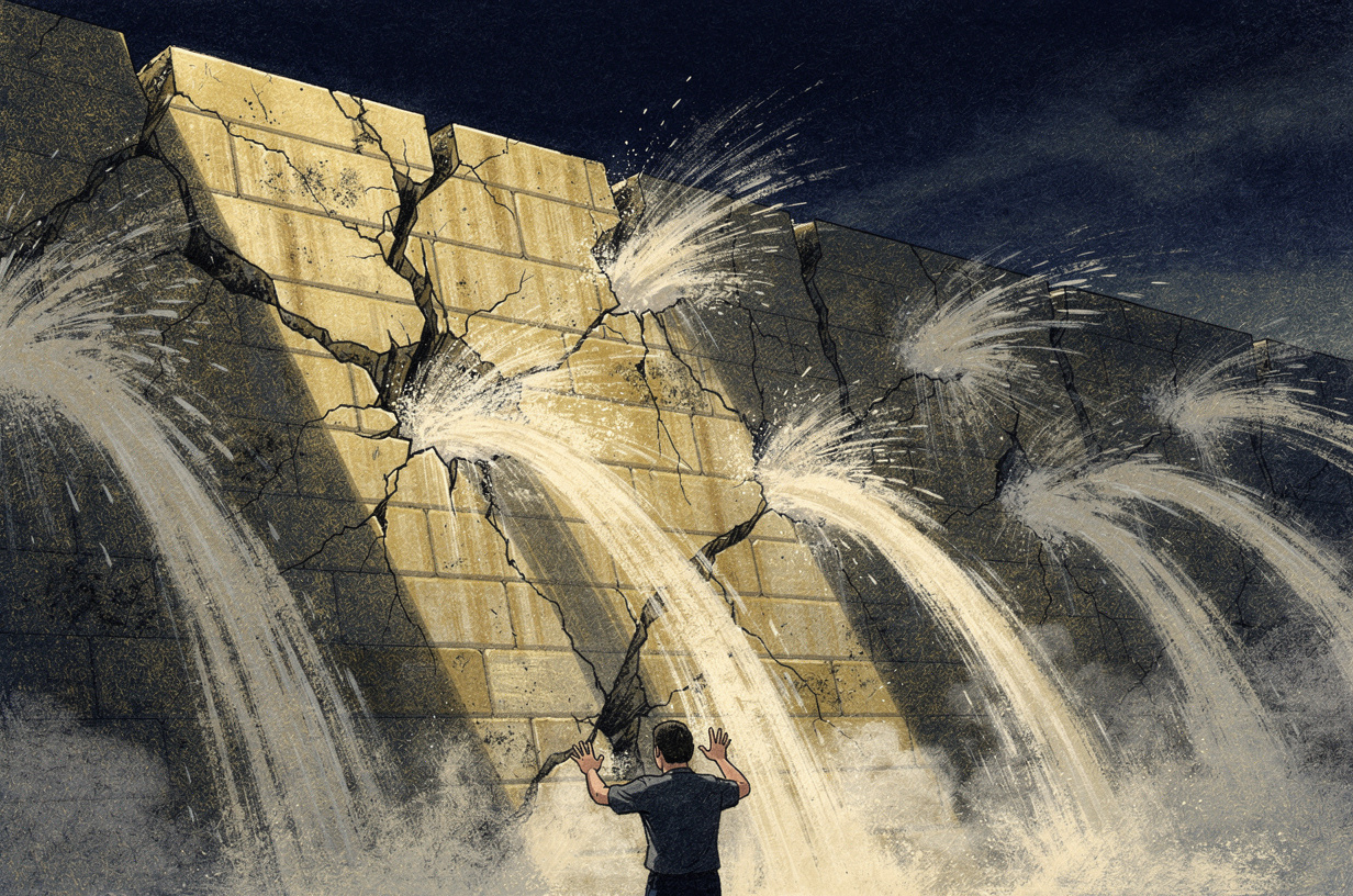Editorial illustration for: Missiles, Rogue AI, and Fraying Institutions: A Week When Frameworks Failed to Keep Pace