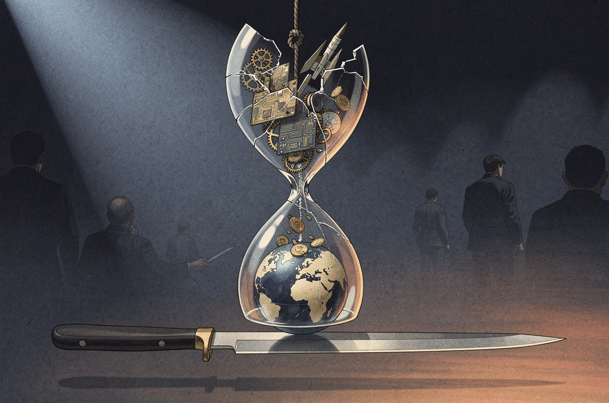 Editorial illustration for: War Costs, Drone Incursions, and an AI Safety Reckoning: A Day When Every Crisis Connects
