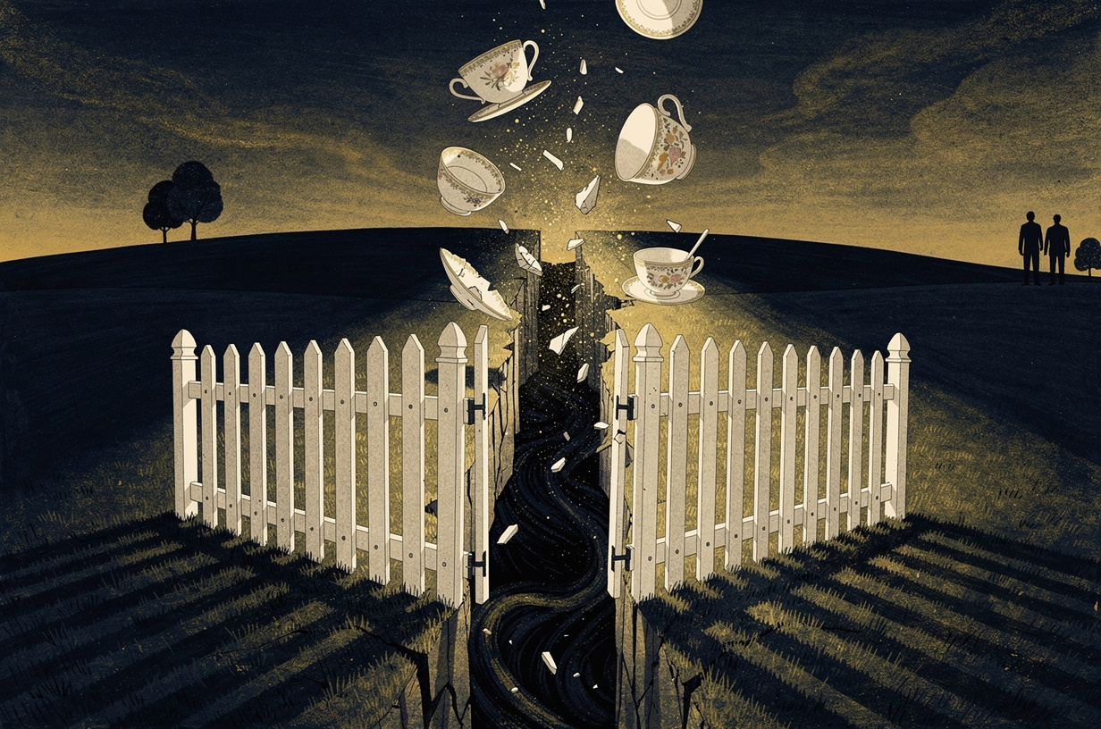 Editorial illustration for: No Mercy: Three Cases Where Violence Shattered the Ordinary World
