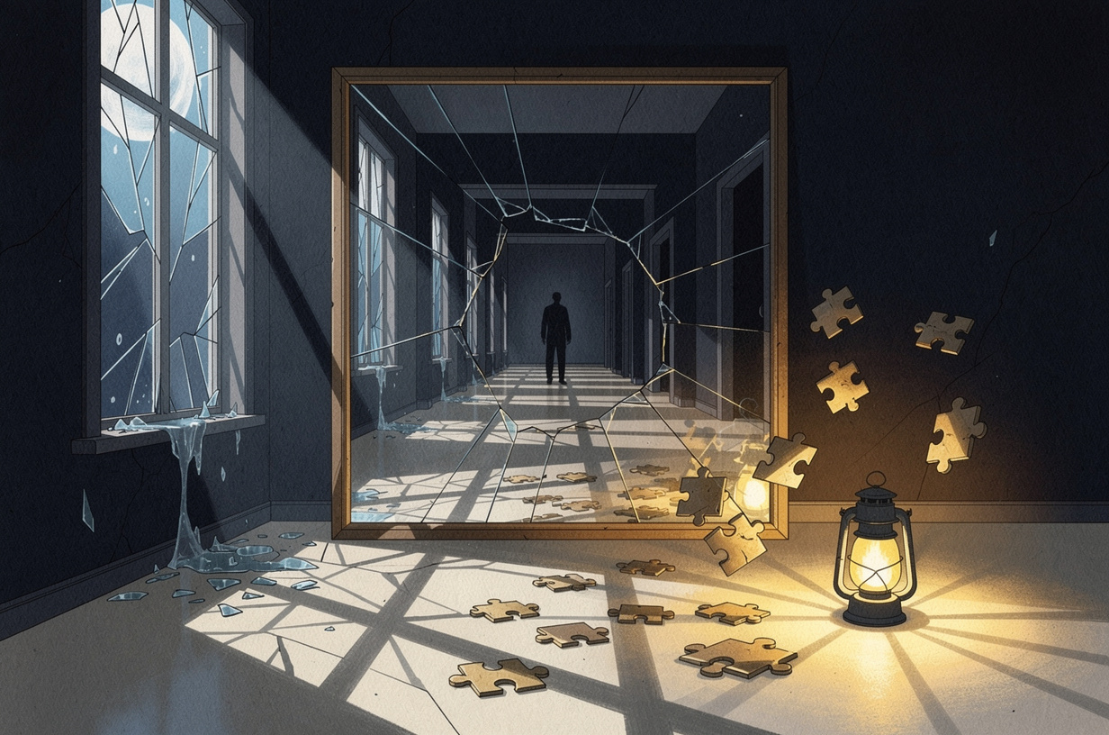 Editorial illustration for: No Way Out: Three Cases Where the Truth Was Always One Step Behind the Killer