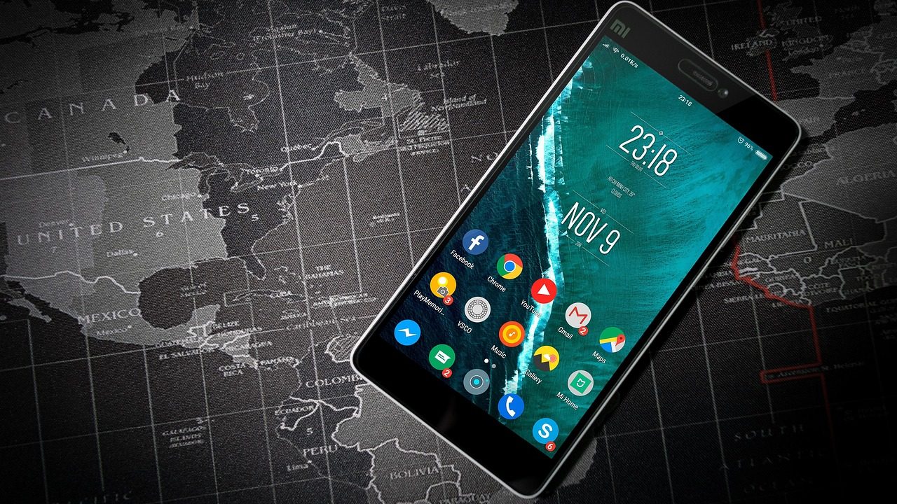 A close-up of a smartphone screen displaying a chat interface with text input.