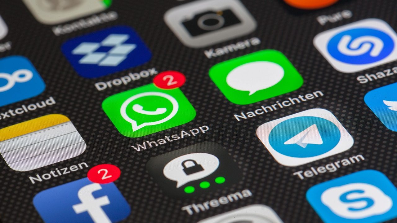 A close-up of a smartphone screen showing a social media application interface.