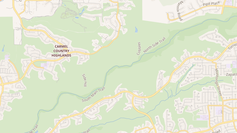 Map of Peñasquitos Canyon, San Diego, CA