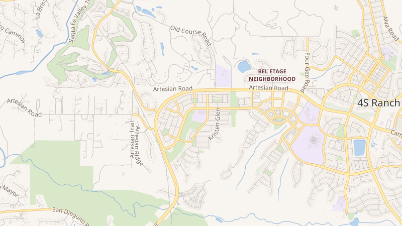 Map of Del Sur Elementary, San Diego, CA