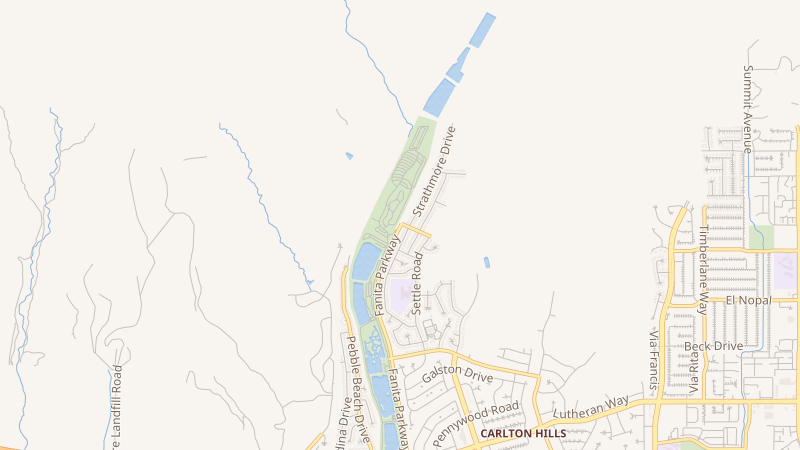 Map of 9300 Fanita Parkway, Santee, CA