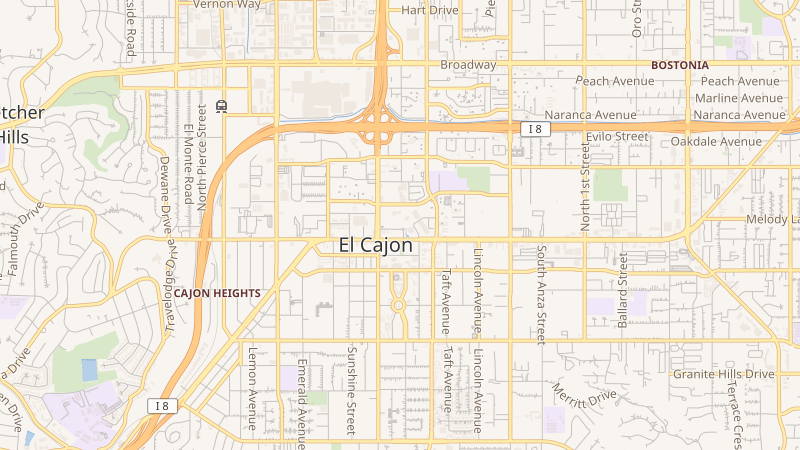 Map of 200 Civic Center Way, El Cajon, CA